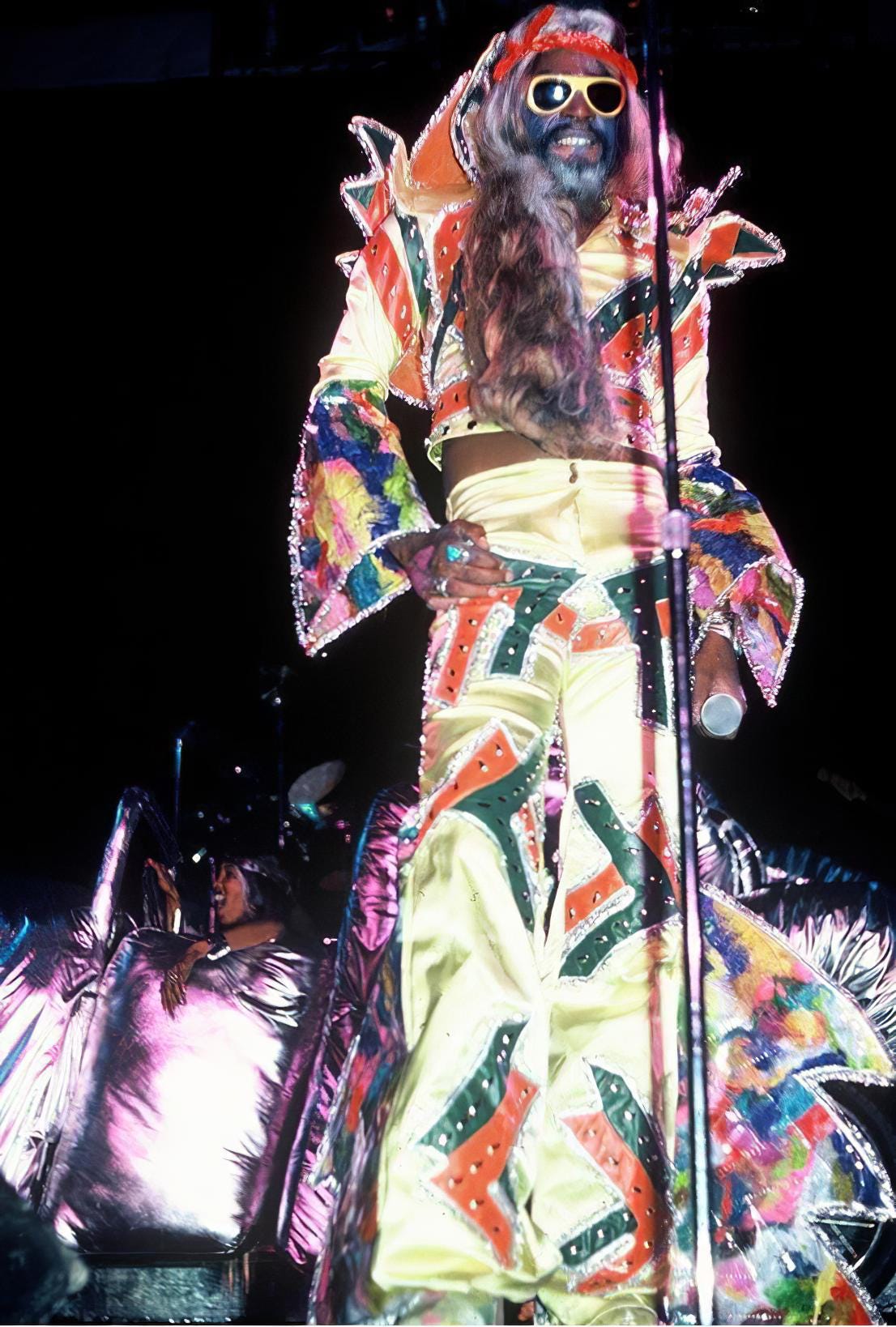George Clinton, leader of Funkadelic (70s) : r/psychedelicrock