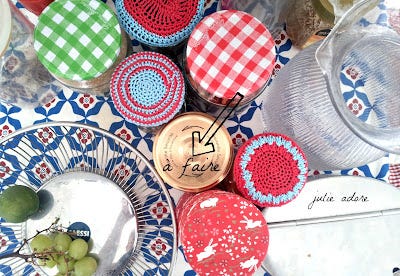customiser pot de confiture