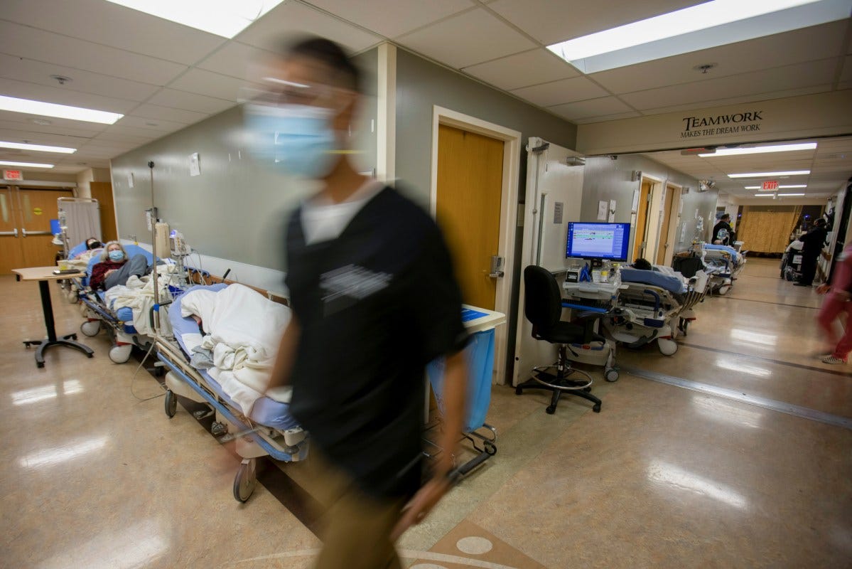 California hospitals buckle under omicron surge- CalMatters