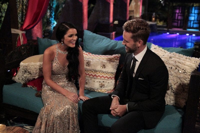 raven gates and nick viall bachelor time