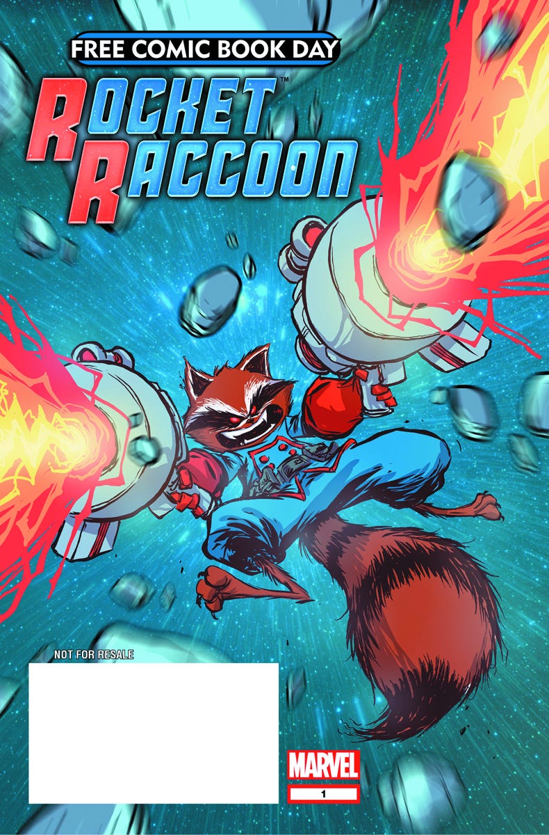 JAN140041 - FCBD 2014 ALL ROCKET RACCOON - Free Comic Book Day