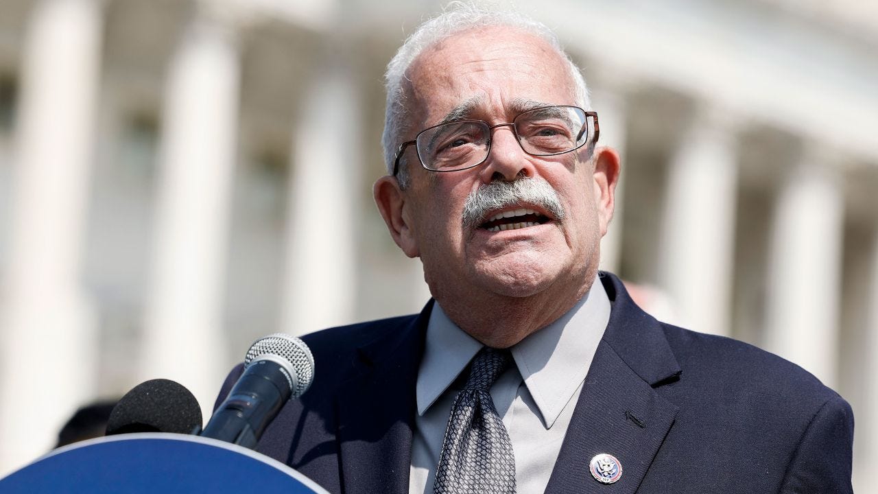 Rep. Gerry Connolly speaks at a news conference outside of the U.S. Capitol Building on June 16, 2022 in Washington, DC. 