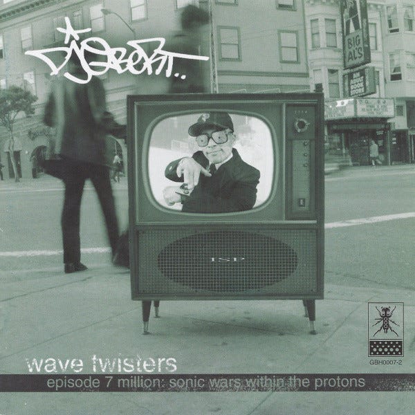 DJ QBert – Wave Twisters - Episode 7 Million: Sonic Wars Within The Protons  (1998, CD) - Discogs