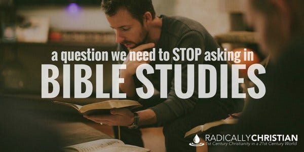 bible study question