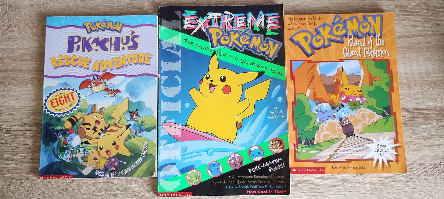 Extreme Pokémon Guide, Pikachu’s Rescue Adventure, Island of the Giant Pokémon Books