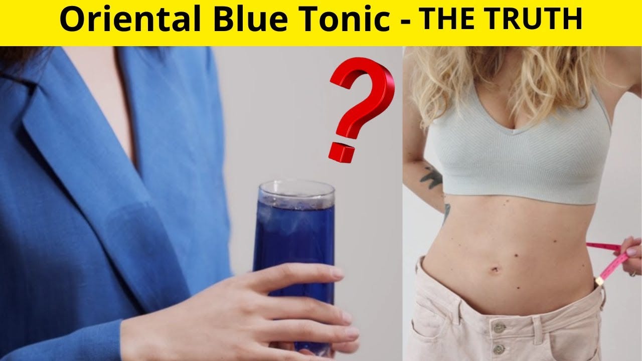 Blue Tonic Drink for Weight Loss Recipe