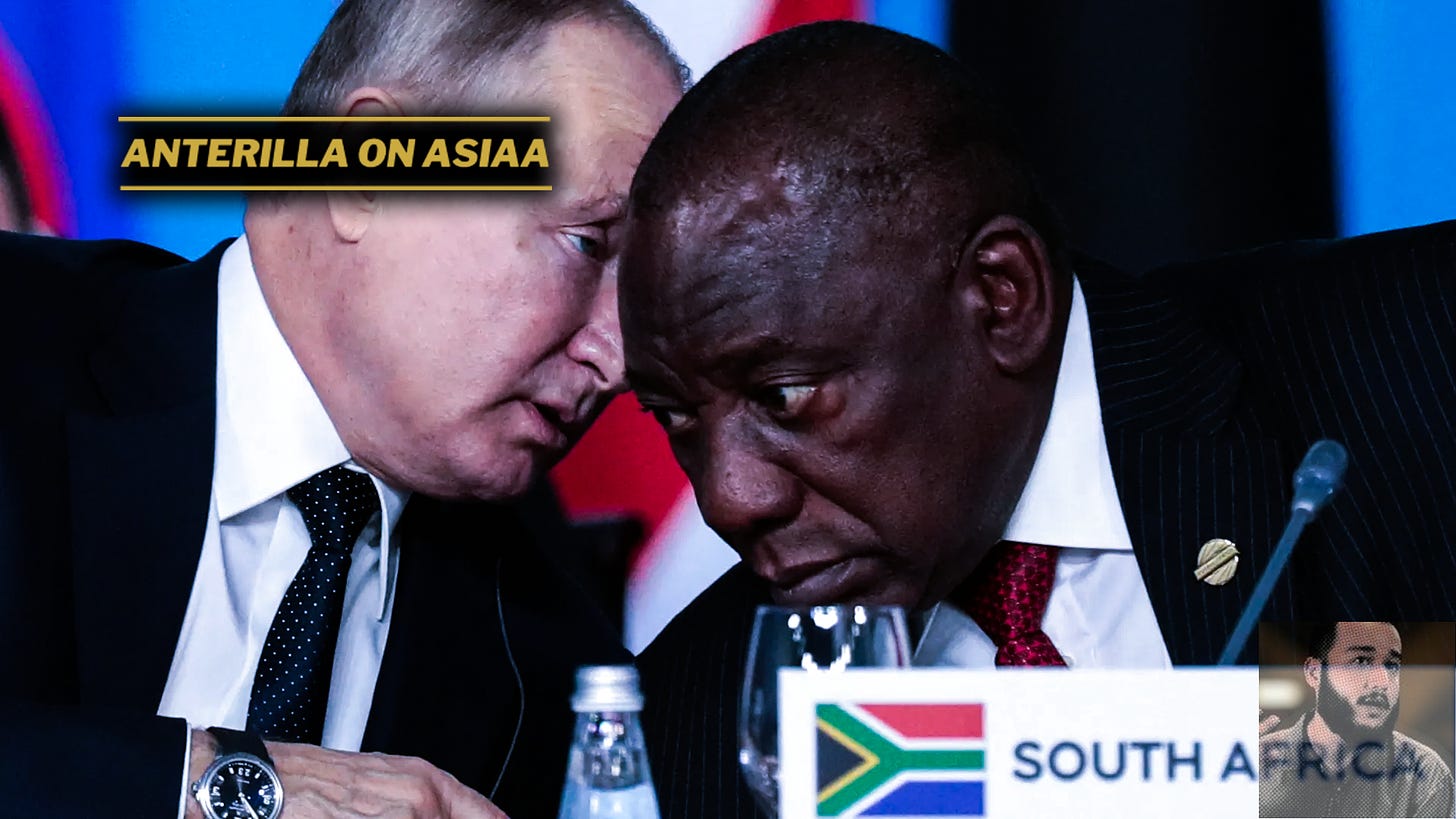 Etelä-Afrikka ottaa käskyt toiminnalleen suoraan Putinilta.