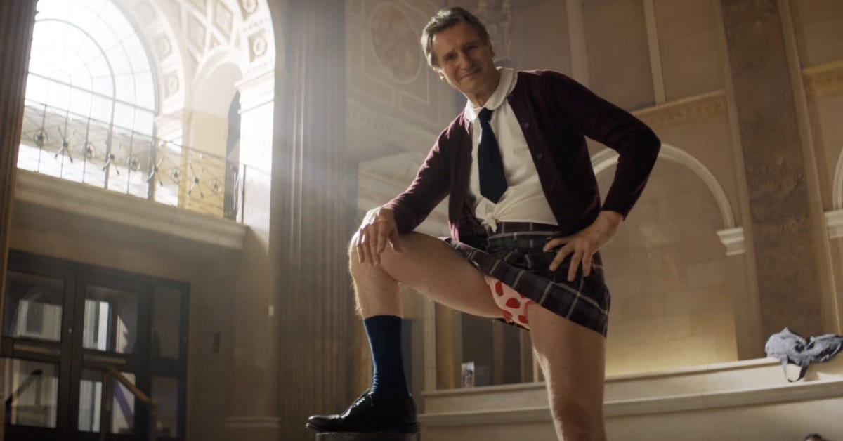 Liam Neeson in The Naked Gun