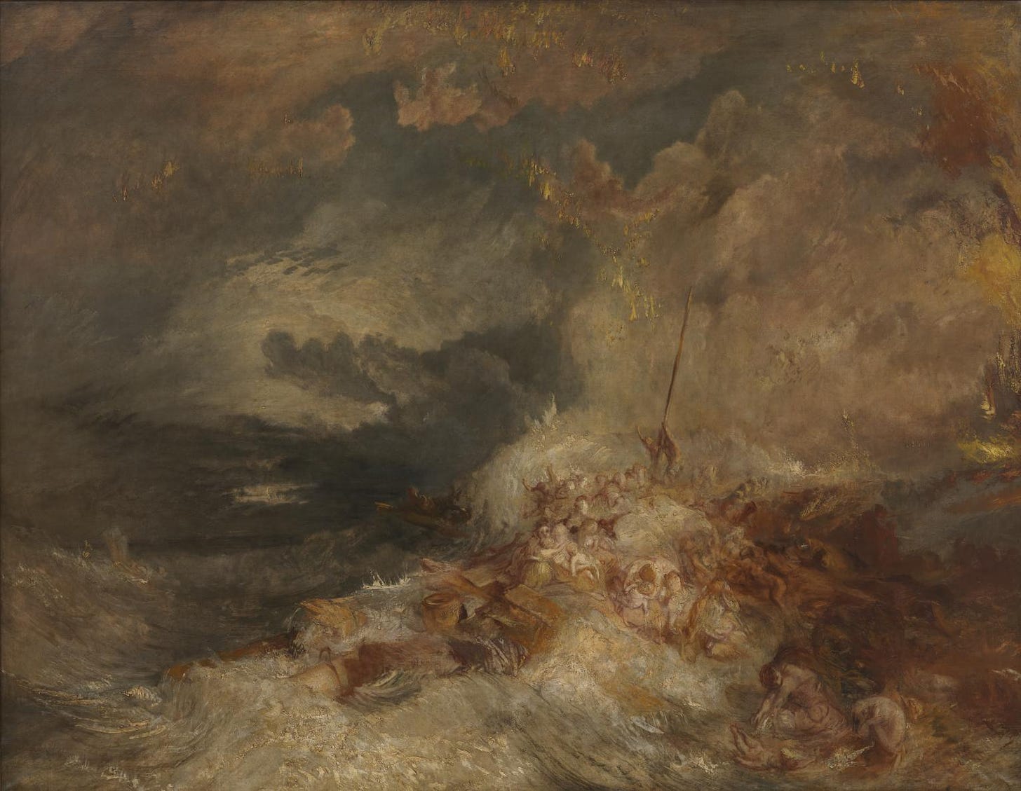 A Disaster at Sea', Joseph Mallord William Turner, ?c.1835 | Tate