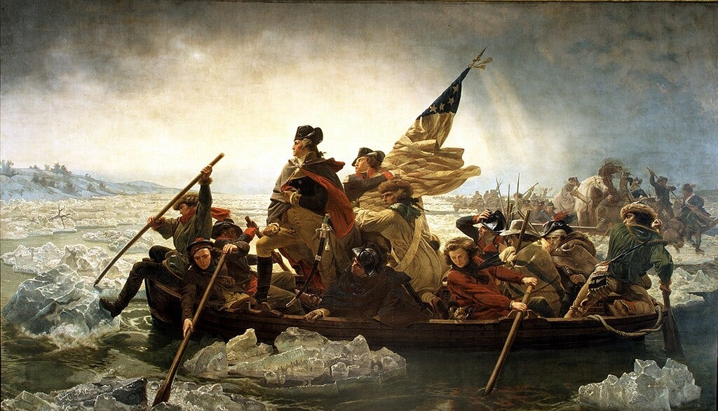 Leutze's Washington Crossing the Delaware - The American Revolution  Institute