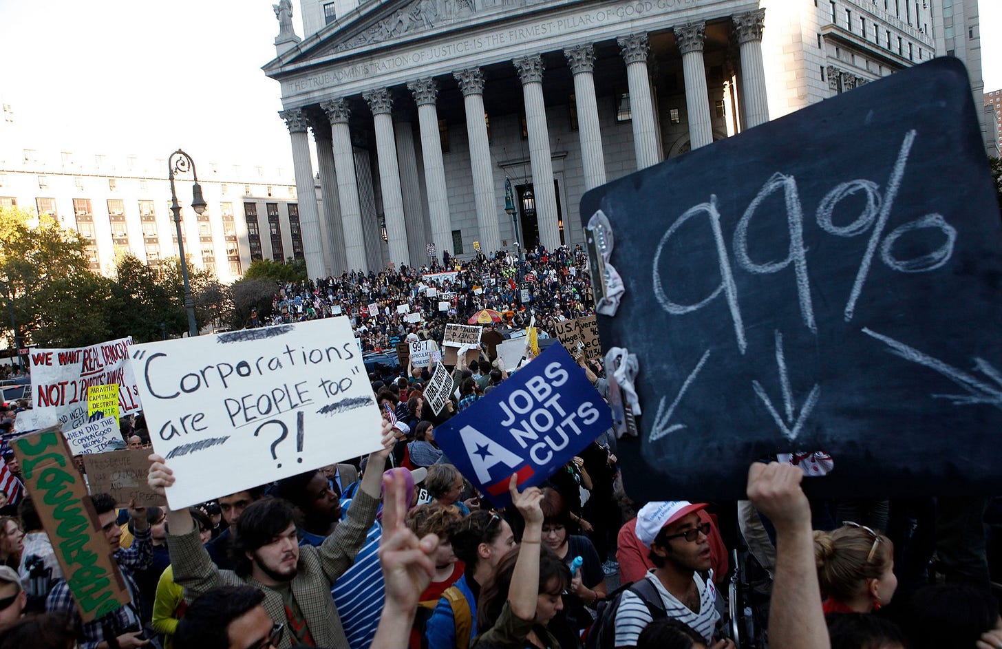 The last time Left-wing Populism actually breathed real breath. Turns out occupying the street you just paid for isn't allowed? The last time Left-wing Populism actually breathed real breath. Turns out occupying the street you just paid for isn't allowed?