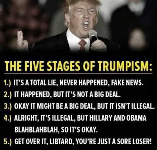 Fishermagical Thought: The Five Stages of Trumpism