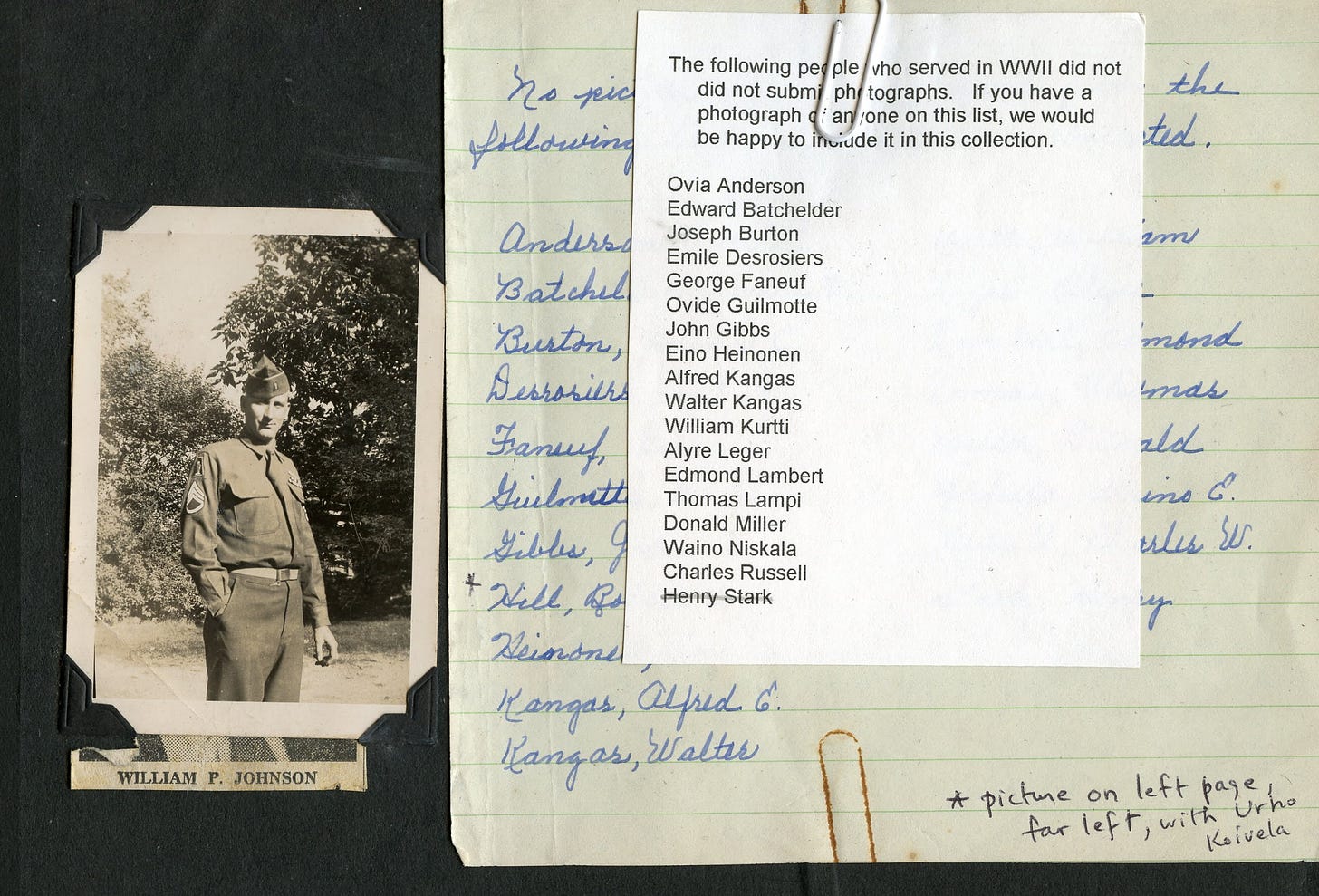 Missing photos for these WWII veterans