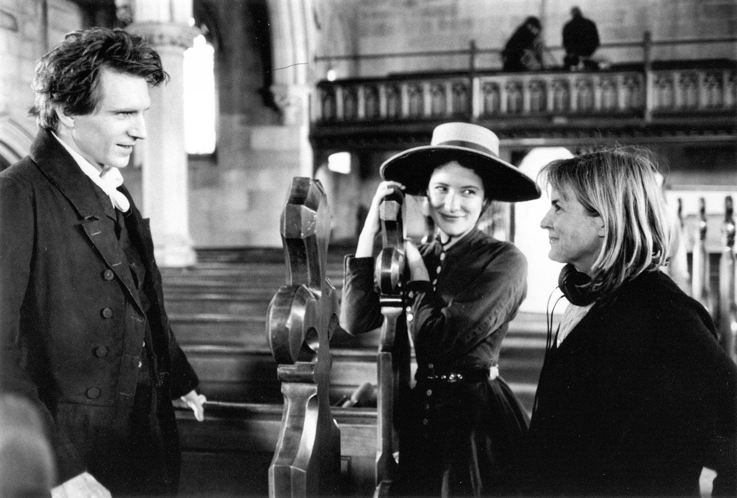 Ralph Fiennes and Cate Blanchett with film director Gillian Armstrong on  the set of "Oscar and Lucinda", 1997. | Oscar and lucinda, Ralph fiennes, Cate  blanchett