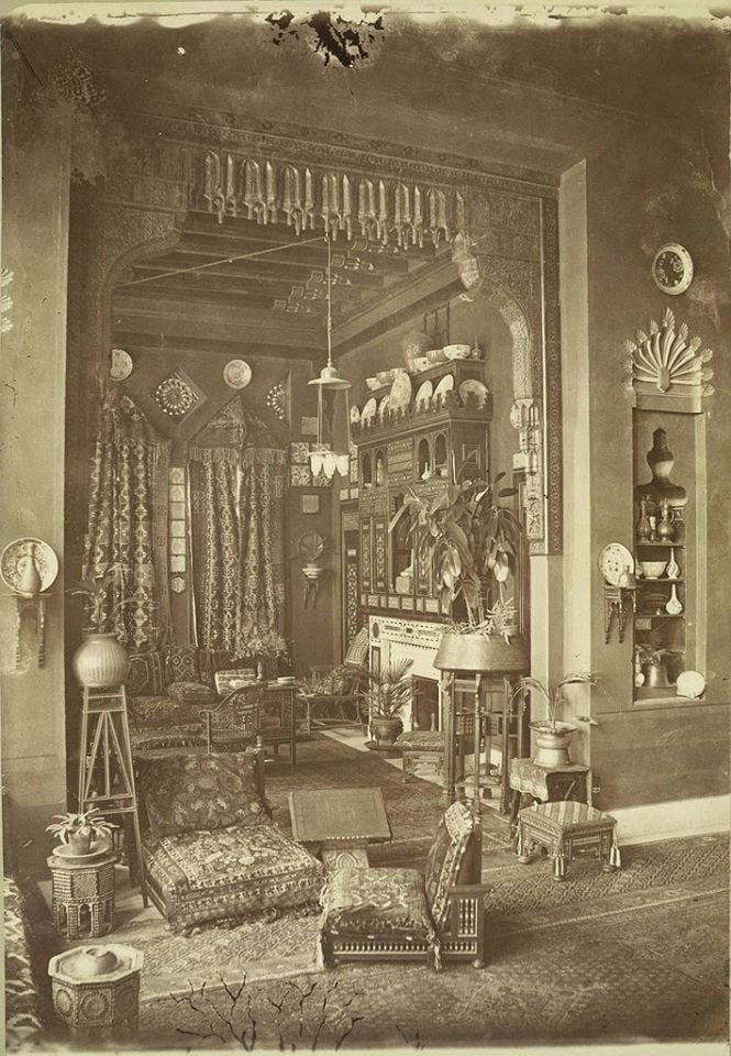 Egypt Home Interior, ca 1865