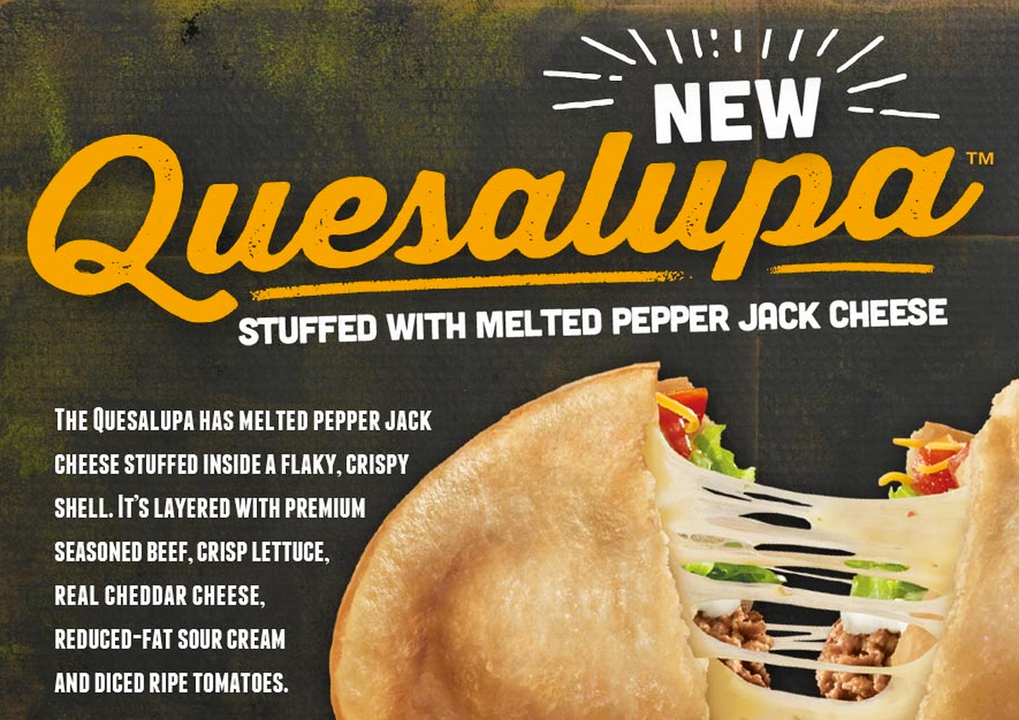 Taco Bell slipper løs “Quesalupa ” Ting med ostefylt skall, men bare i Toledo – forbruker