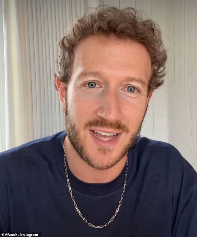 Facebook billionaire Mark Zuckerberg, 39, stuns the internet with his WILD  'glow up' - but all is NOT as it seems... | Daily Mail Online