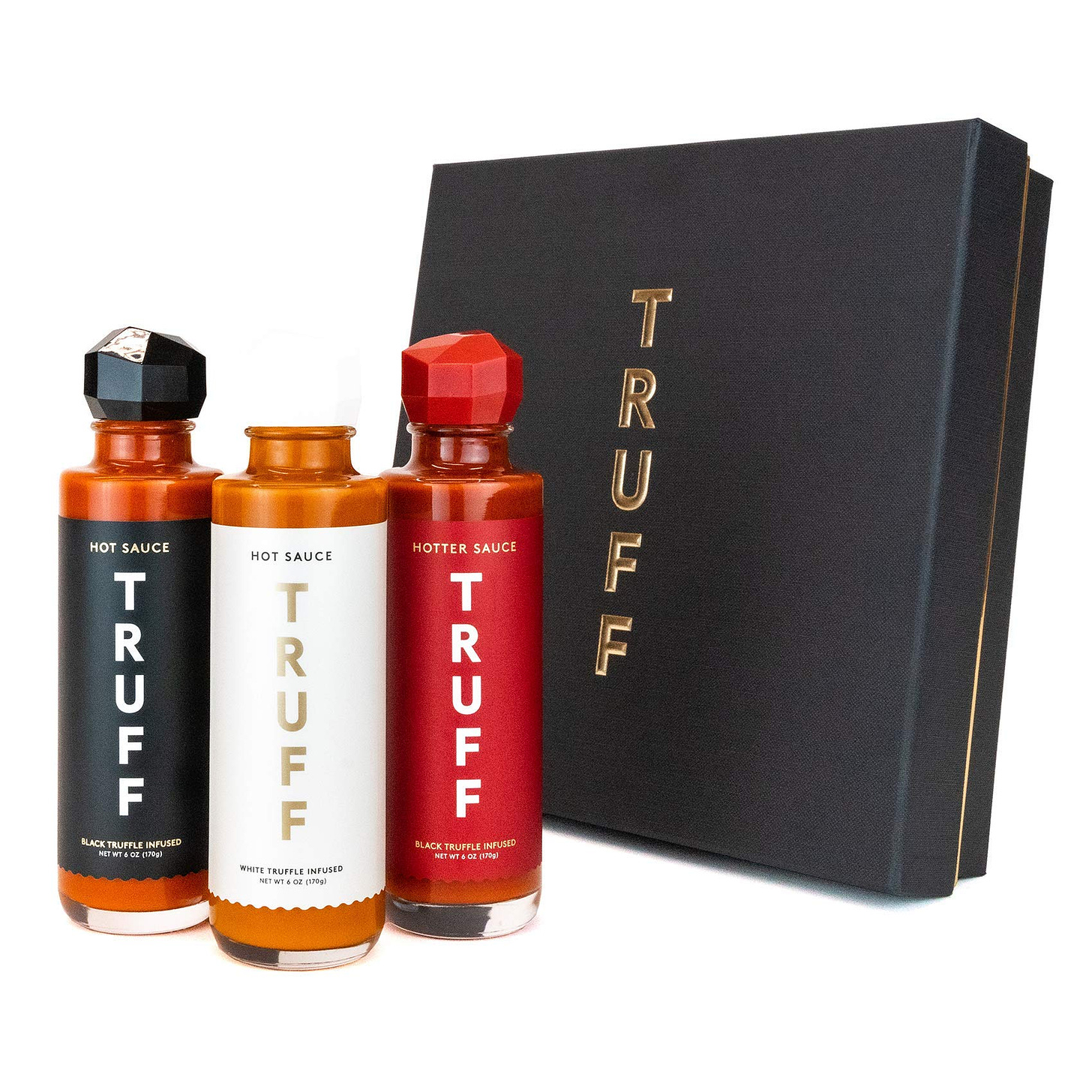 Amazon.com : TRUFF Hot Sauce Variety Pack, Gourmet Hot Sauce Set of  Original, Hotter and Limited White Edition, Unique Flavor Experiences with  Truffle, 3-Bottle Bundle, 3ct 6oz bottles : Grocery & Gourmet