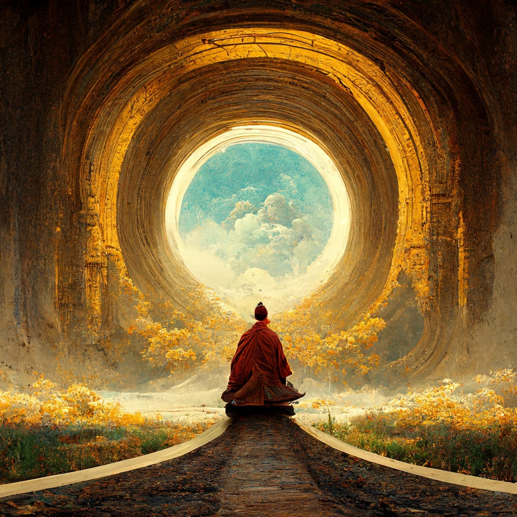 The Path to Enlightenment: A Journey of Self-Discovery and Inner Peace —  About AI.Life
