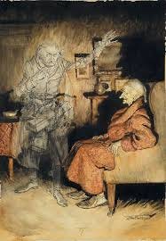 Ghost of Marley' by Arthur Rackham.jpg ...