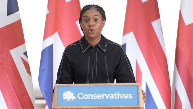 Kemi Badenoch: ECHR has become 'sword used to attack democratic decisions'  | Politics News | Sky News