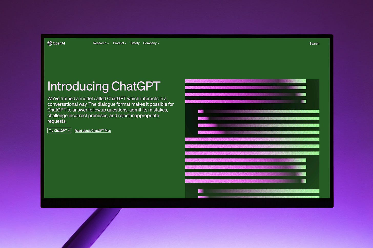 a computer screen with a purple and green background a computer screen with a purple and green background