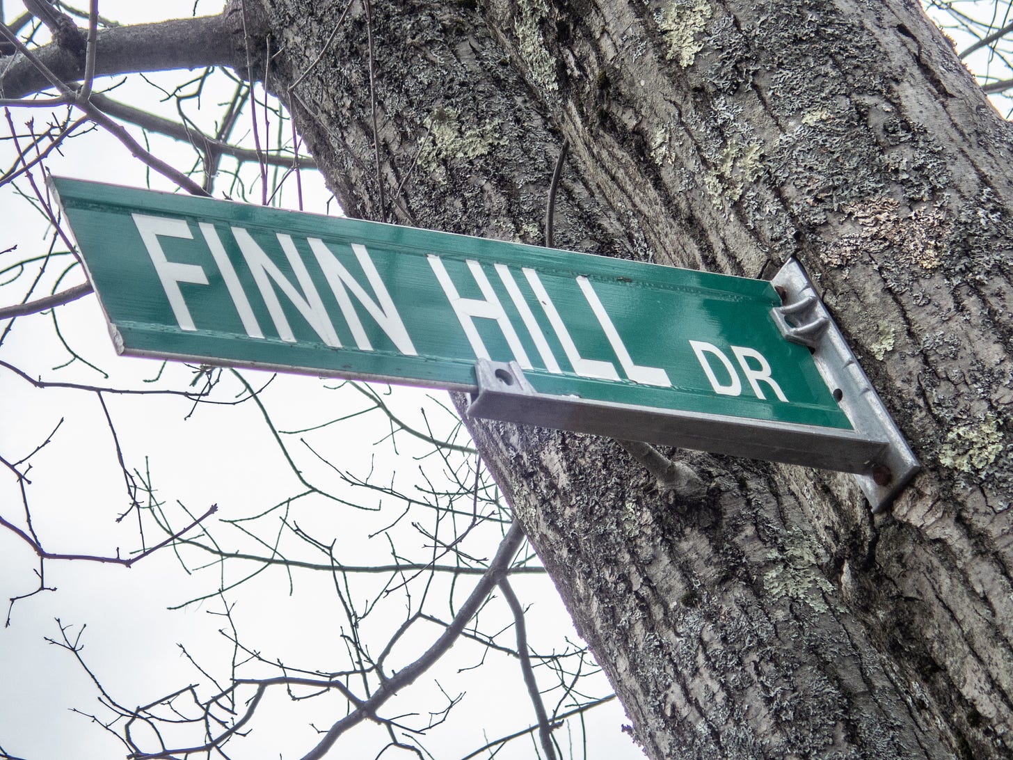 Finn Hill Drive sign