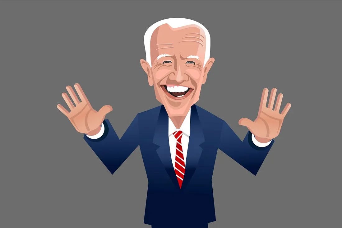 Joe Biden cartoon