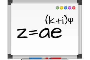 Equation for logarithmic spiral: z=ae^(k+i)phi