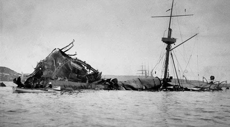  Figure 1: Sinking of the Maine in Havana Harbor in 1898