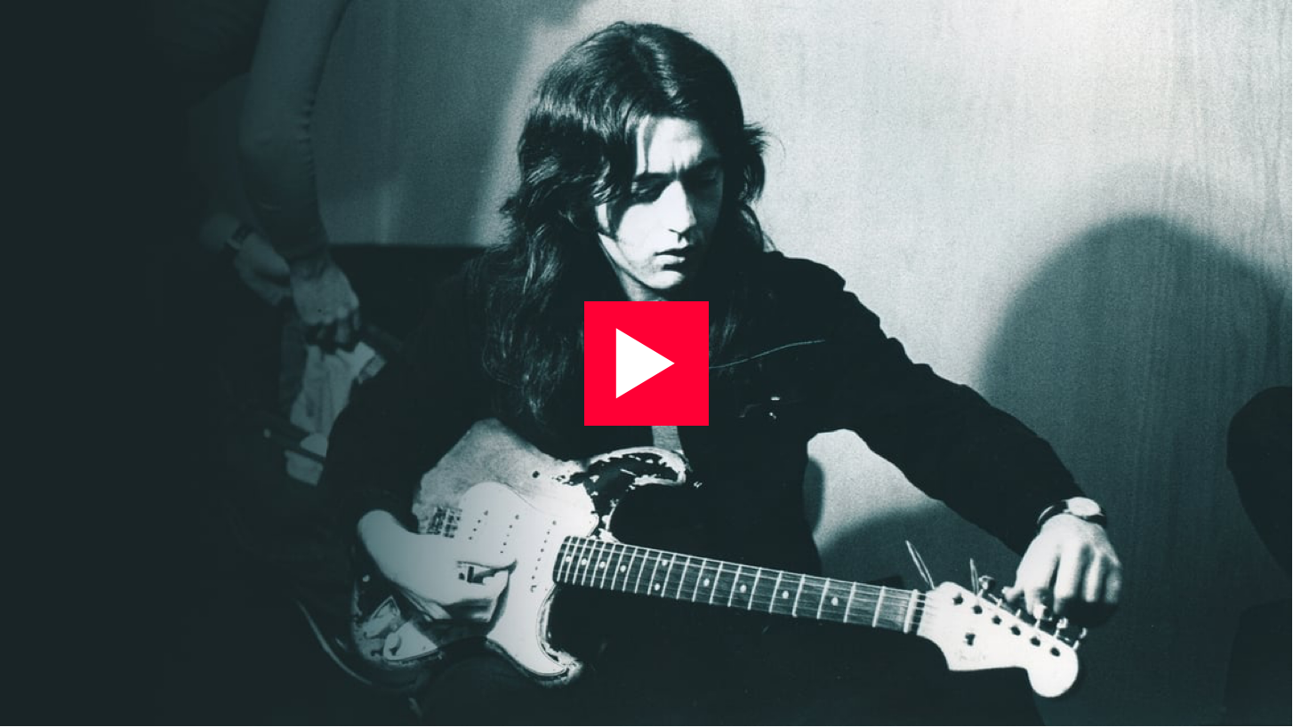 A video poster for "Rory Gallagher: Calling Card" on RTÉ Player.