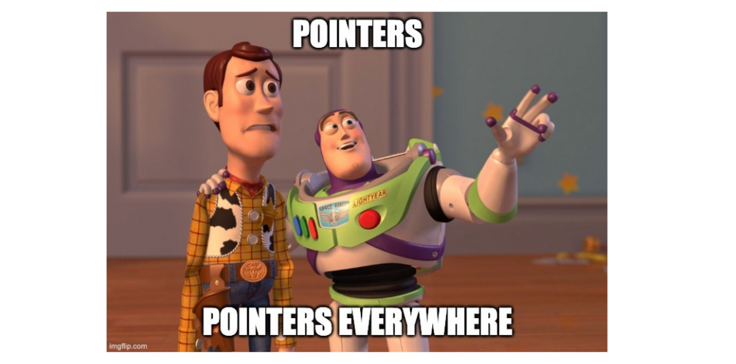 Pointers, pointers everywhere Pointers, pointers everywhere
