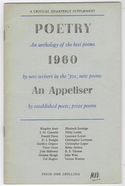 Poetry 1960: An Appetiser