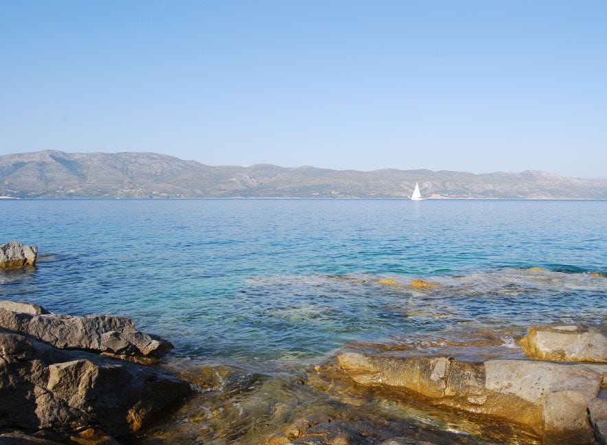 peljesac across the water