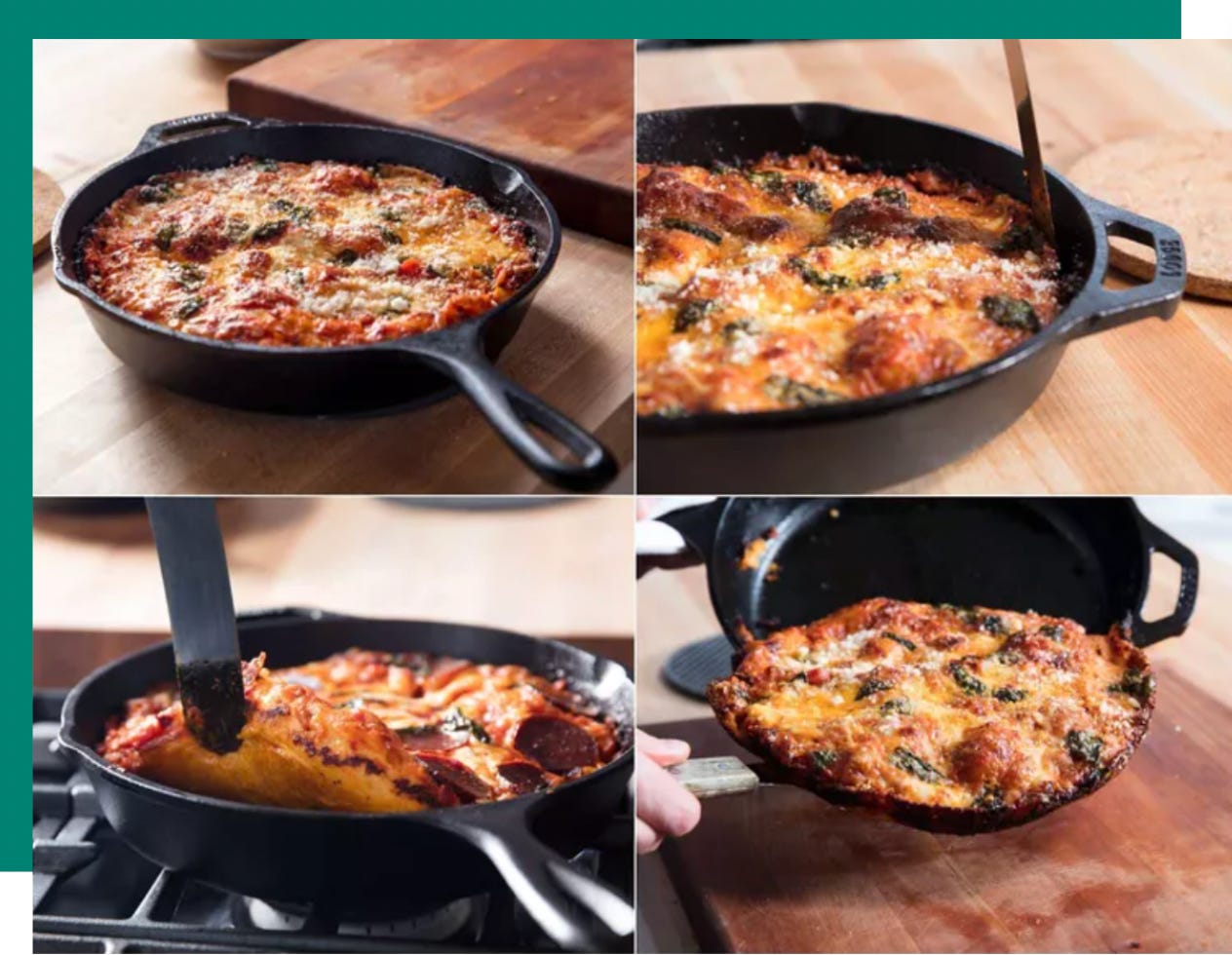 Foolproof Pizza in a pan