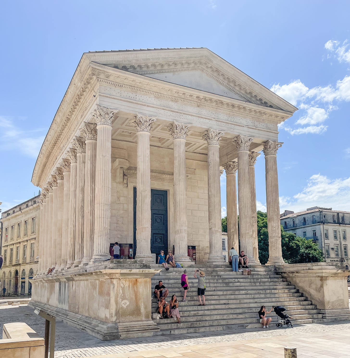 Maison Carrée in Nimes, France