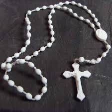 Image result for white rosary beads Image result for white rosary beads