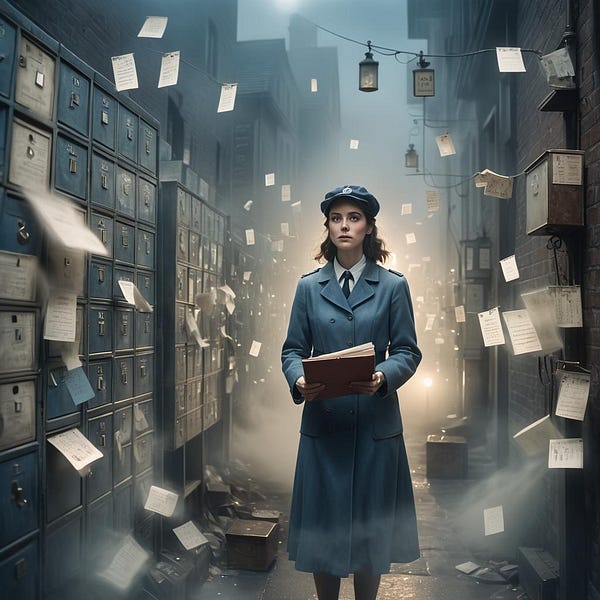 Ghost postwoman