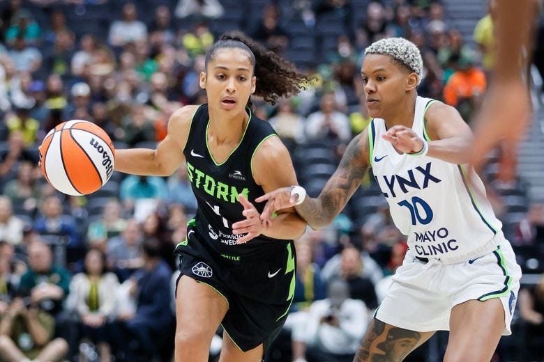 Skylar Diggins-Smith, Noelle Quinn are forging bond to Storm's benefit |  The Seattle Times