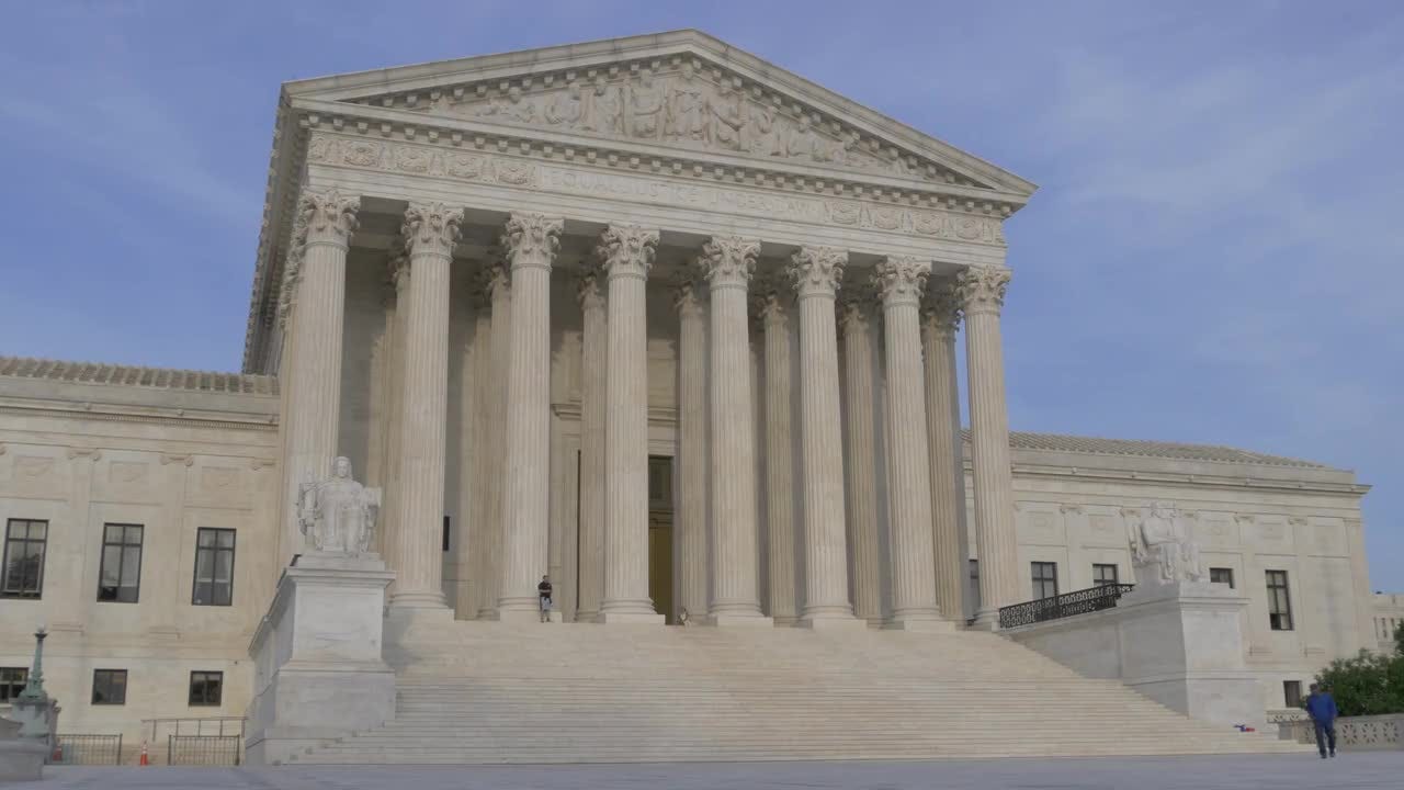 Supreme Court In Washington DC - Stock Video | Motion Array