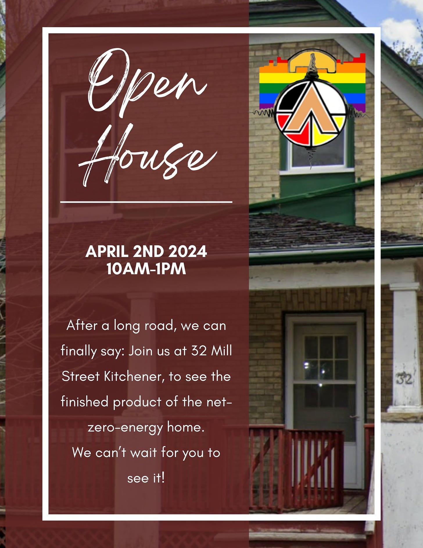 Image of the Open House Poster.