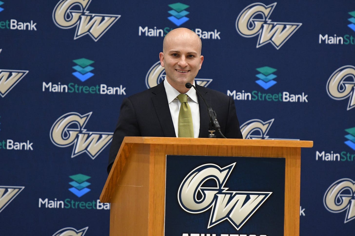 George Washington Introduces new head coach Chris Caputo | WRGW Sports ...