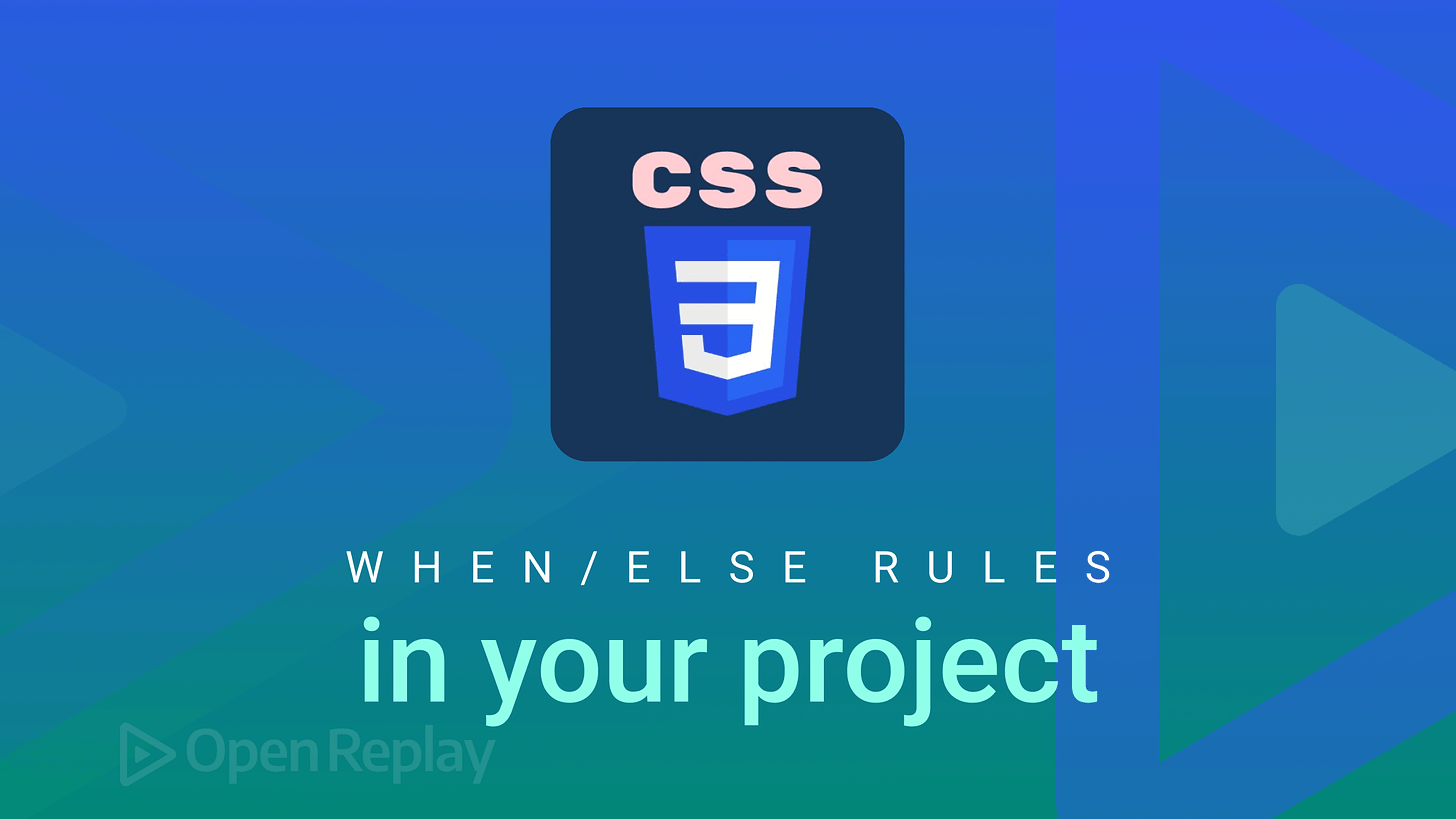 Using the upcoming CSS when/else rules