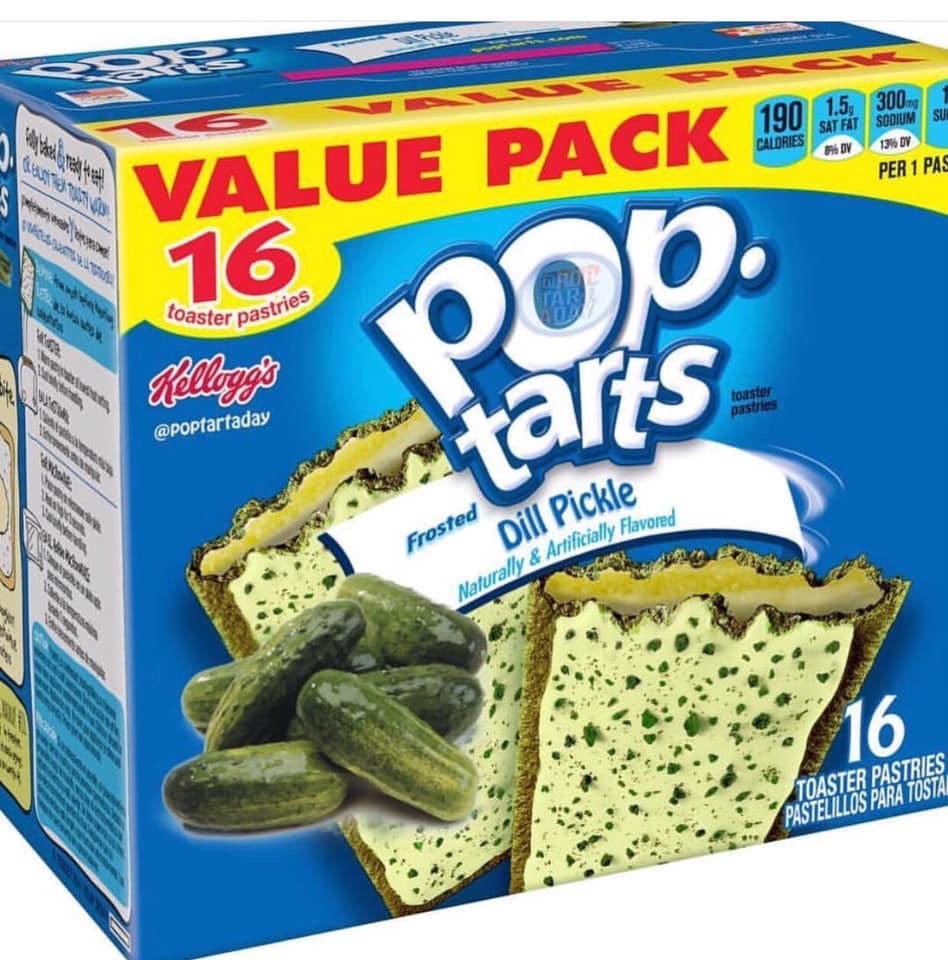 Pop Tarts: Dill Pickle : r/UncannyFoodCollection