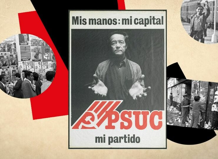  PSUC, partido de los comunistas catalanes, usó en las elecciones generales de 1977