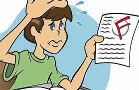 Image result for student fails exam images