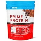 Equip Foods Prime Protein - Grass Fed Beef Protein Powder Isolate - Paleo and Keto Friendly, Gluten Free Carnivore Protein Powder - Chocolate, 1.7 Pounds - Helps Build and Repair Tissue