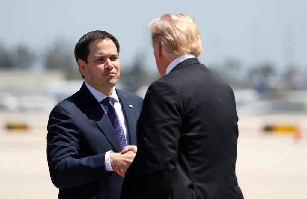 Senate confirms Marco Rubio as secretary of state, giving Trump the first  member of his Cabinet | PBS News
