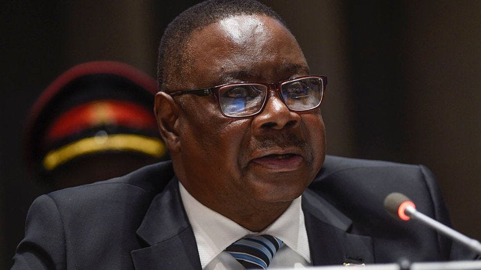 Malawi's President Mutharika and the police food scandal - BBC News