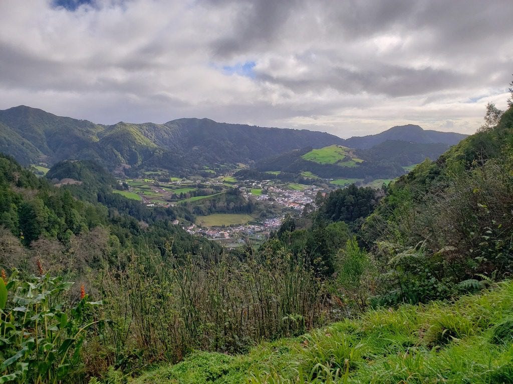 Furnas Sao Miguel valley